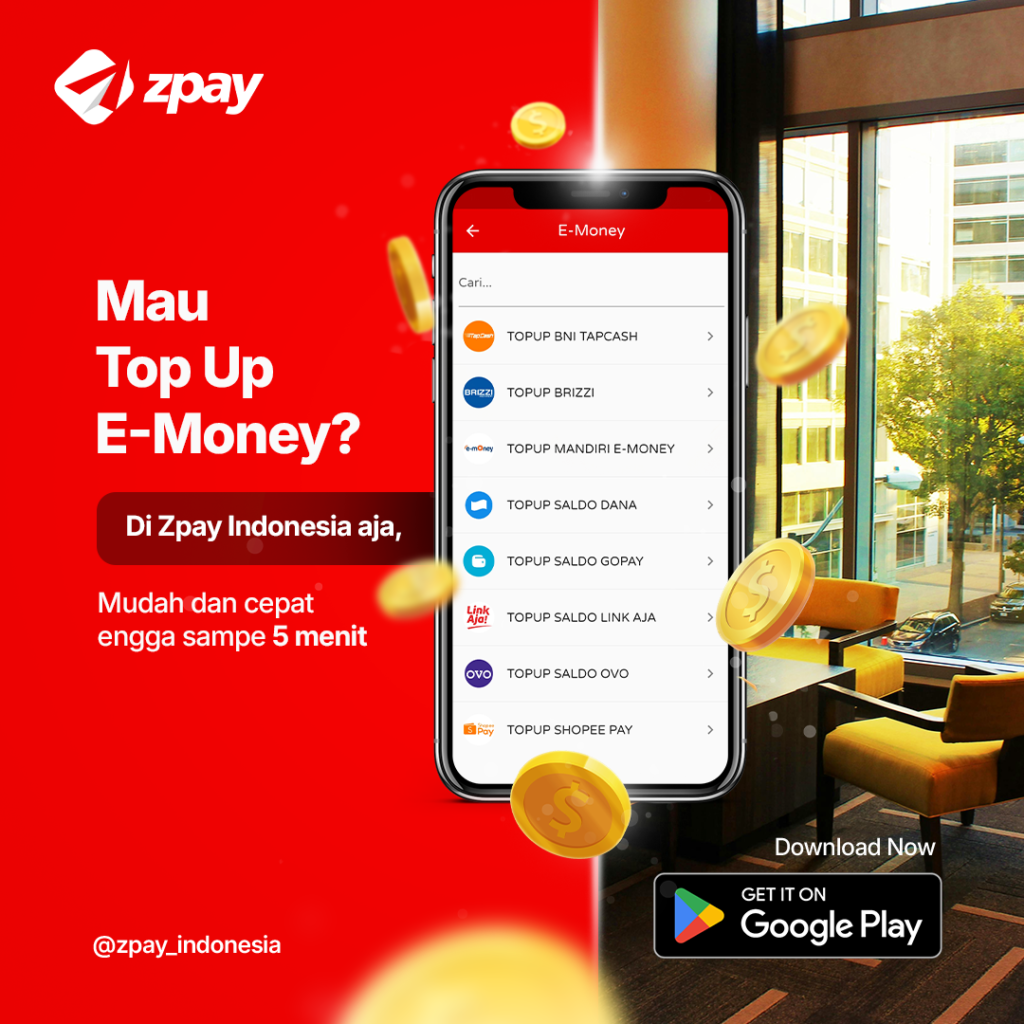 9. top up e money